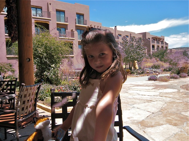 Valentina at the Hyatt Tamaya NM July 2009